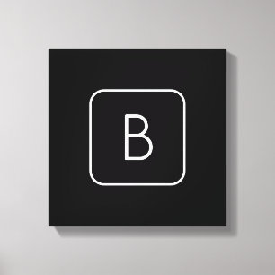 Toile Monogram de Styled   White & Black