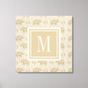 Toile Monogramme   Elephant Khaki Motif de caravane