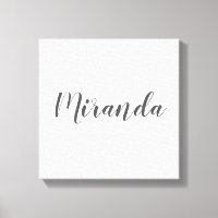 Monogramme et nom personnalisés