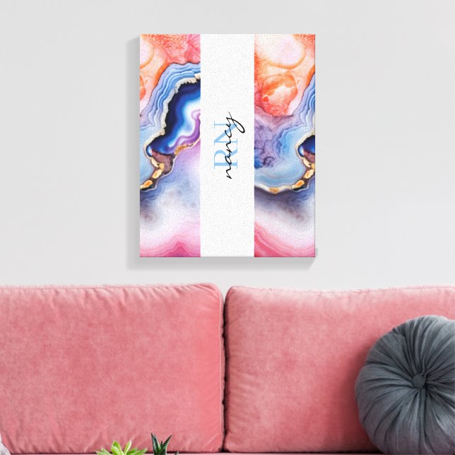 Toile Monogramme personnalisé (Insitu(Salon))