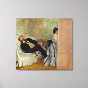 Toile Monsieur et Madame Edouard Manet d'Edgar Degas  