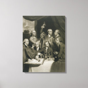 Toile Monsieur William Hamilton (1730-1803) avec l'autre