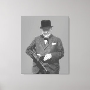 Toile Monsieur Winston Churchill