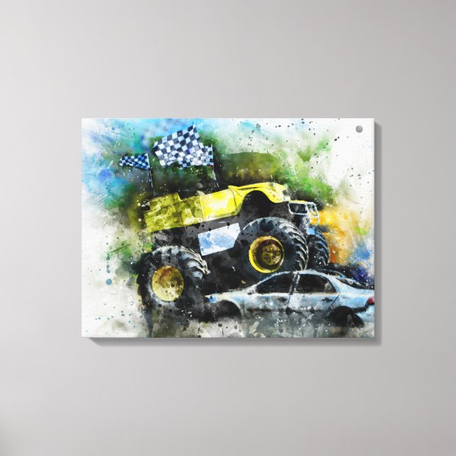 Toile Monstertruck (Recto)