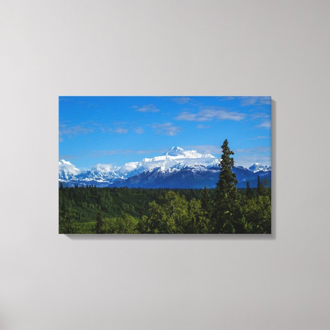 Toile Mont McKinley en Alaska (Recto)