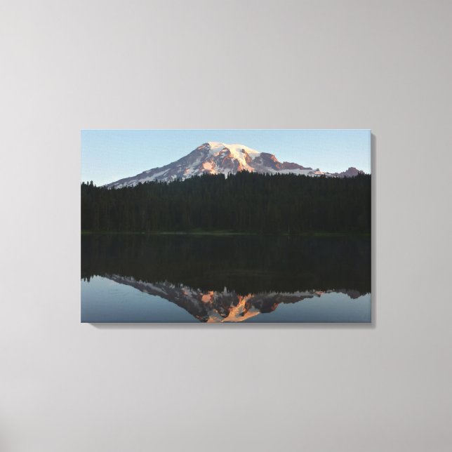Toile Mont Rainier Lever de soleil réfléchi I (Recto)