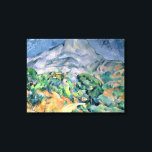 Toile Mont Sainte-Victoire, 1900<br><div class="desc">Mont Sainte-Victoire,  1900 | par Paul Cezanne | Lieu de l'art : Hermitage,  Saint-Pétersbourg,  Russie | Artiste français | Numéro de collection d'images : BAL49324</div>