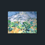 Toile Mont Sainte-Victoire, 1900<br><div class="desc">Mont Sainte-Victoire,  1900 | par Paul Cezanne | Lieu de l'art : Hermitage,  Saint-Pétersbourg,  Russie | Artiste français | Numéro de collection d'images : BAL49324</div>