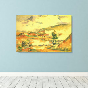 Toile Mont Sainte Victoire par Paul Cezanne, Art Vintage