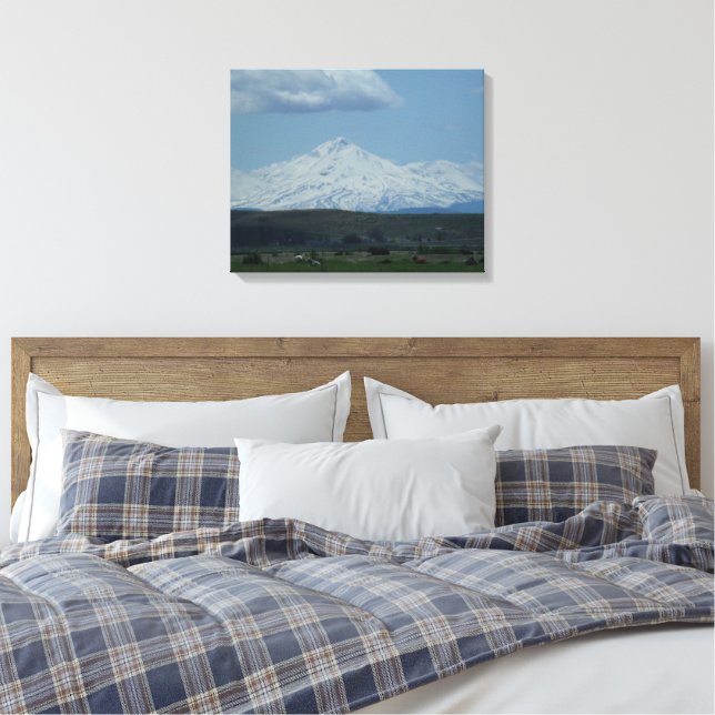 Toile Mont Shasta et ses amis (Insitu(Chambre))
