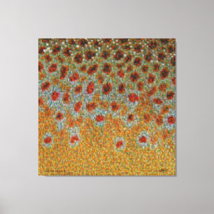 Toile Montage de la peau de truite - truite Brown