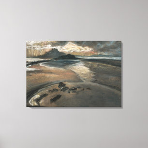 Toile Montage St Michael à Cornwall, Angleterre par A. C