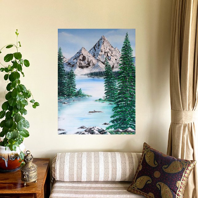 Toile Montagne froide  (Créateur téléchargé)