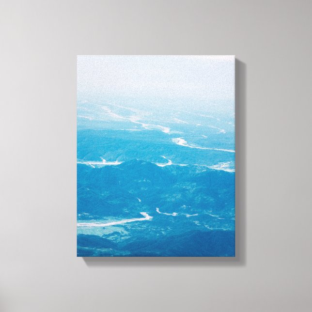 Toile montagne noire et blanche (Recto)