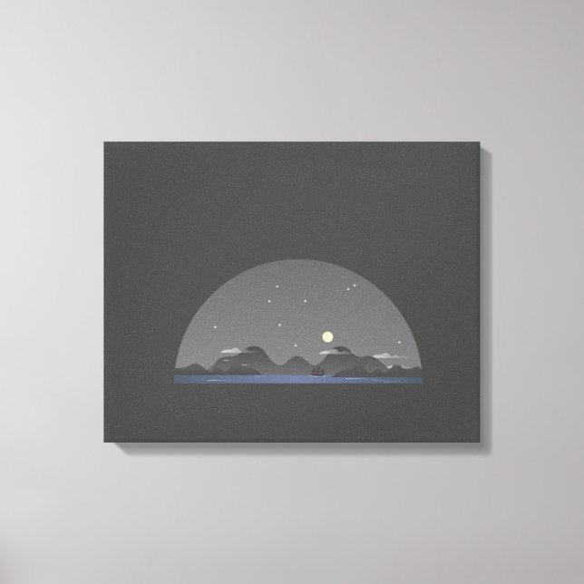 Toile Montagne | Zazzle_Growshop. (Recto)
