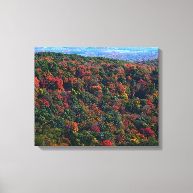 Toile Montagnes Appalaches en automne (Recto)