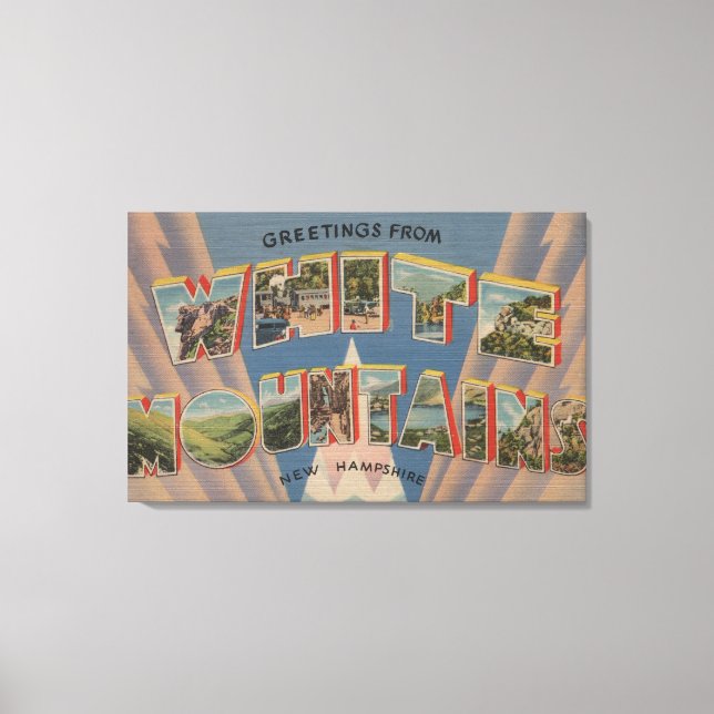 Toile Montagnes blanches, New Hampshire 3 (Recto)