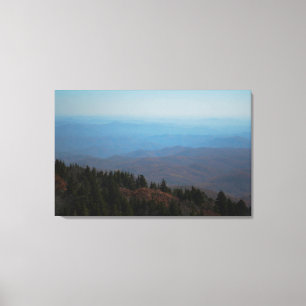 Toile Montagnes Blue Ridge pittoresque Caroline du Nord