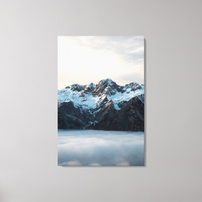 Toile Montagnes et brouillard (Recto)