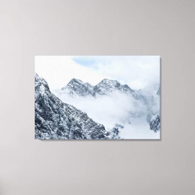Toile Montagnes et nuages (Recto)