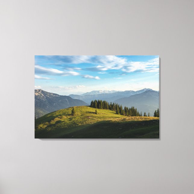 Toile Montagnes | Lac Spitzingsee, Alpes suisses (Recto)