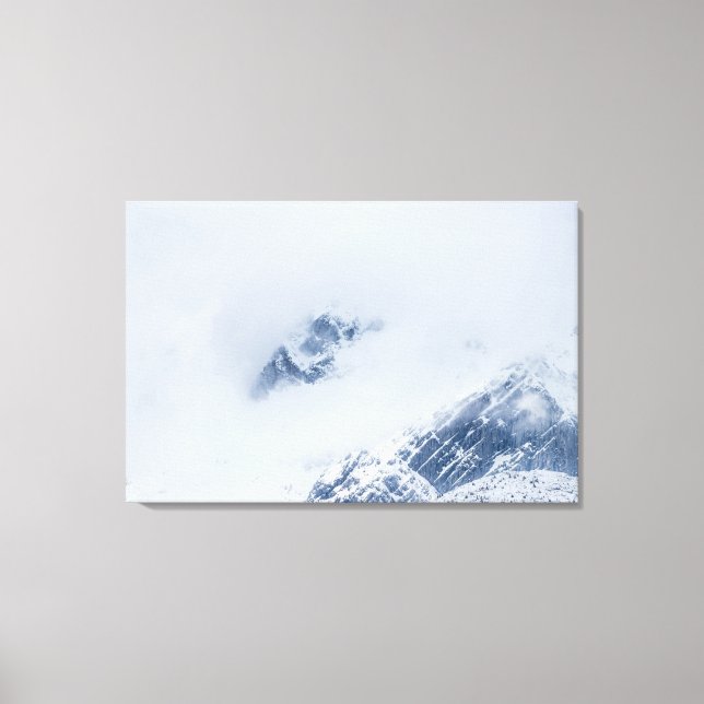 Toile Montagnes nuageuses (Recto)