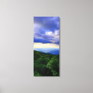 Toile Montagnes nuageuses Blue Ridge