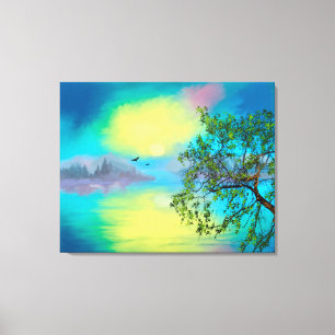 Toile Montagnes pittoresques
