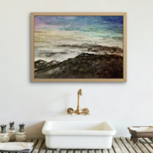 Toile Montagnes Rocheuses Chaines Aurora Paysage