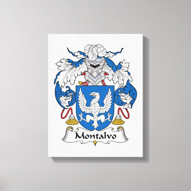 Toile Montalvo Family Crest (Recto)