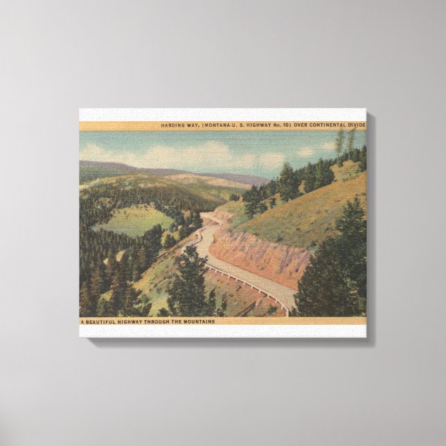 Toile Montana - Harding Way (autoroute no 10) (Recto)