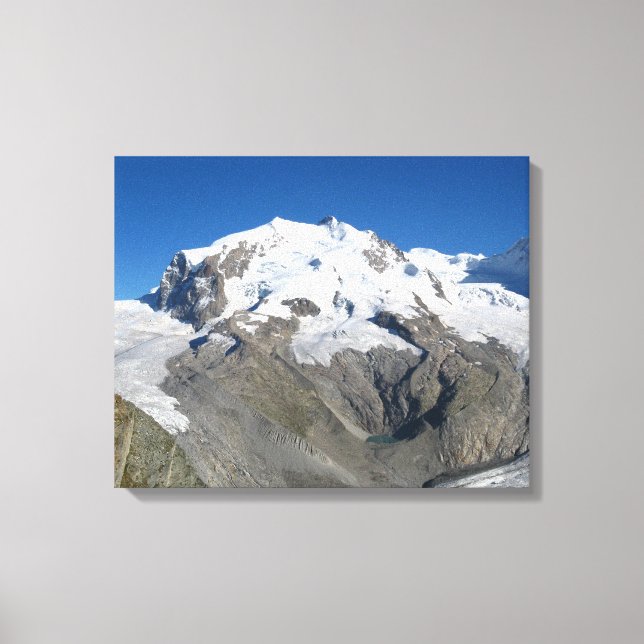 Toile Monte Rosa, Alpes suisses (Recto)