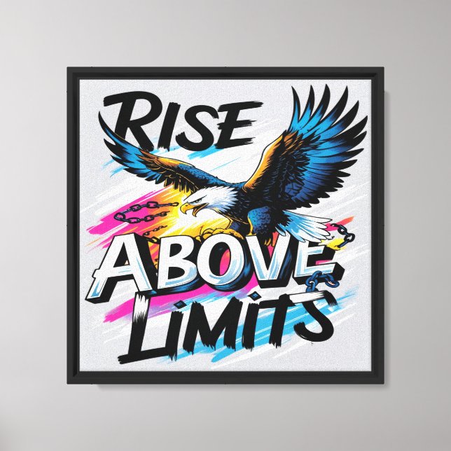 Toile Monter au-dessus de Limits Aigle (Recto)