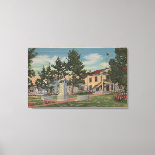 Toile Monterey, CA - vue et au sol de Colton Hall