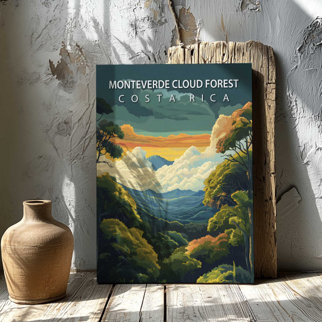 Toile Monteverde Cloud Forest Costa Rica Canvas Print (Monteverde Cloud Forest Costa Rica Canvas Print by TinkPrints.)