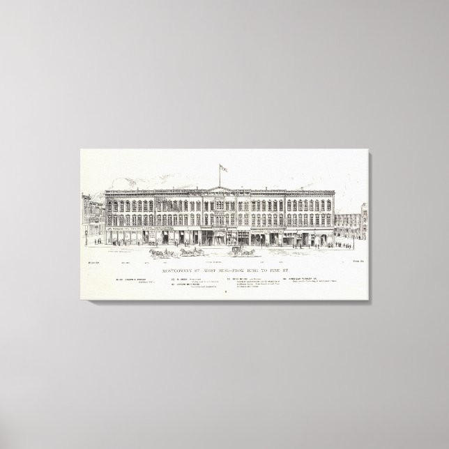 Toile Montgomery West side Bush et Pine (Recto)