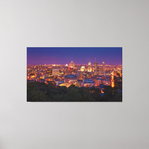 Toile Montréal Canada City Skyline Belvedere Kondiaronk