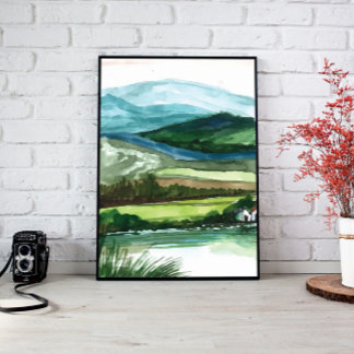 Toile Monts Paysage Wall Art