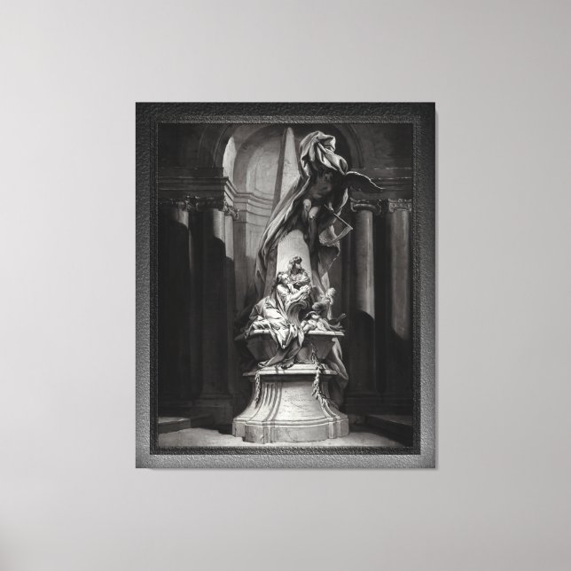 Toile Monument à Mignard par François Boucher (Recto)