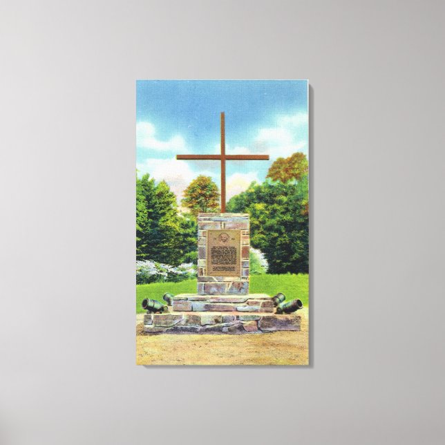 Toile Monument Marquis de Montcalm (Recto)