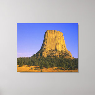 Toile Monument national de Devils Tower dans le Wyoming