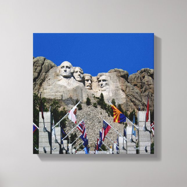Toile Monument national du Mont Rushmore Dakota du Sud (Recto)