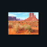 Toile Monument Valley Arizona<br><div class="desc">Paysage classique de Monument Valley,  dans le désert du sud-ouest américain en Arizona</div>