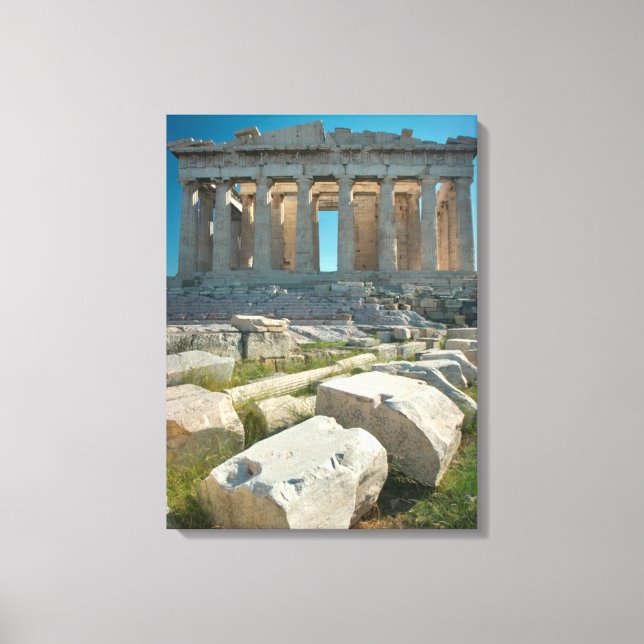 Toile Monuments | Parthenon Athens, Greece (Recto)