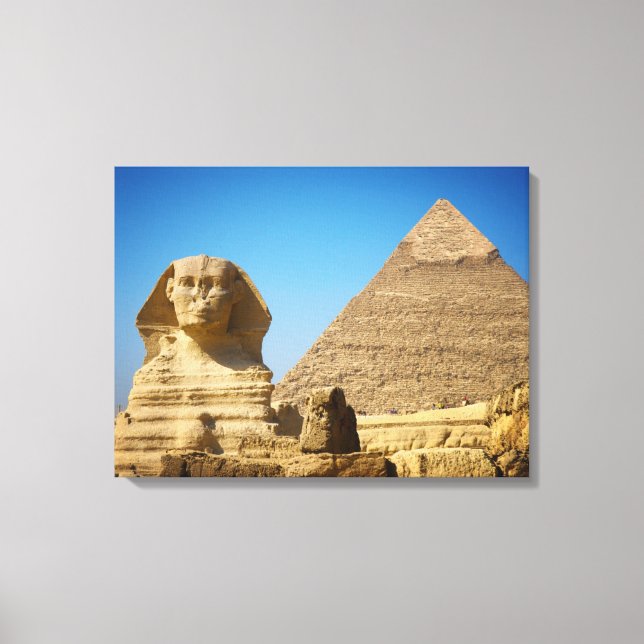 Toile Monuments | Sphinx & Pyramid of Egypt (Recto)