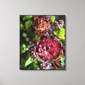 Toile Moody Lisianthus Botanical Canvas Print