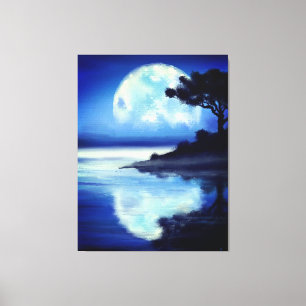 Toile Moon Tales Imprimer Peinture Miroir