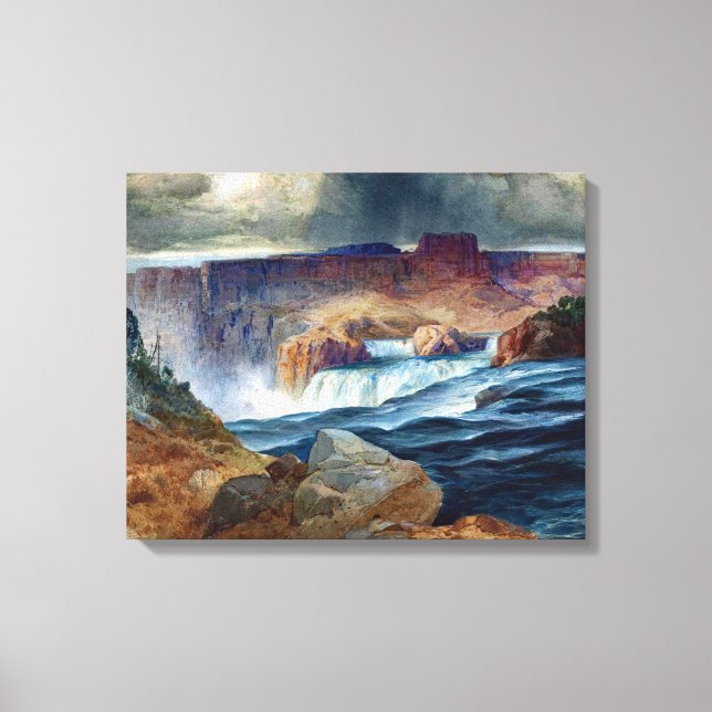 Toile Moran Shoshone Falls Idaho Peinture (Recto)
