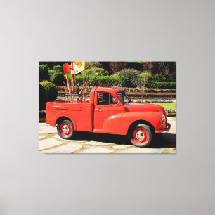 Toile Morris rouge mineur prennent le camion