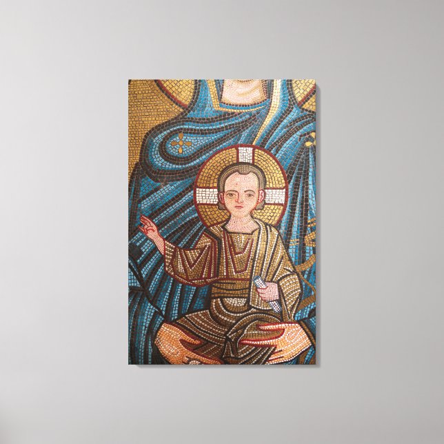 Toile Mosaïque de l'Enfant Jésus (Recto)